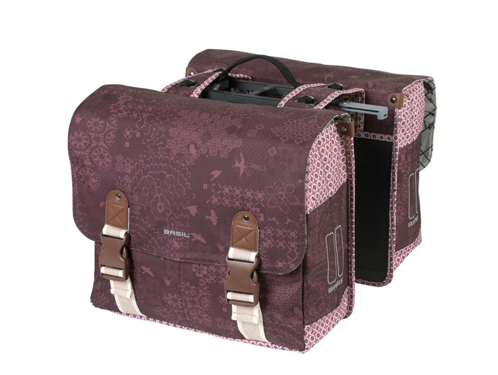 Dubbele-Fietstas-Basil-Boheme-MIK-Fig-Red-35-Liter Dubbele-Fietstas-Basil-Boheme-MIK-Fig-Red-35-Liter